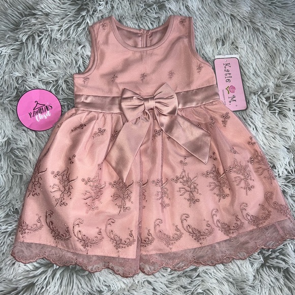 Katie M Dresses 6m Katie M Blush Dress Poshmark